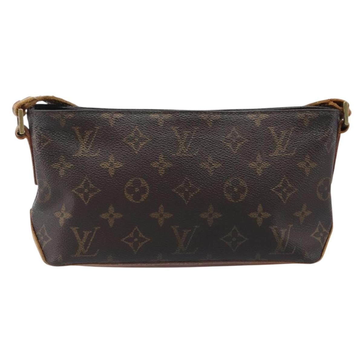 LOUIS VUITTON Monogram Trotteur Shoulder Bag M51240 LV Auth bs36994