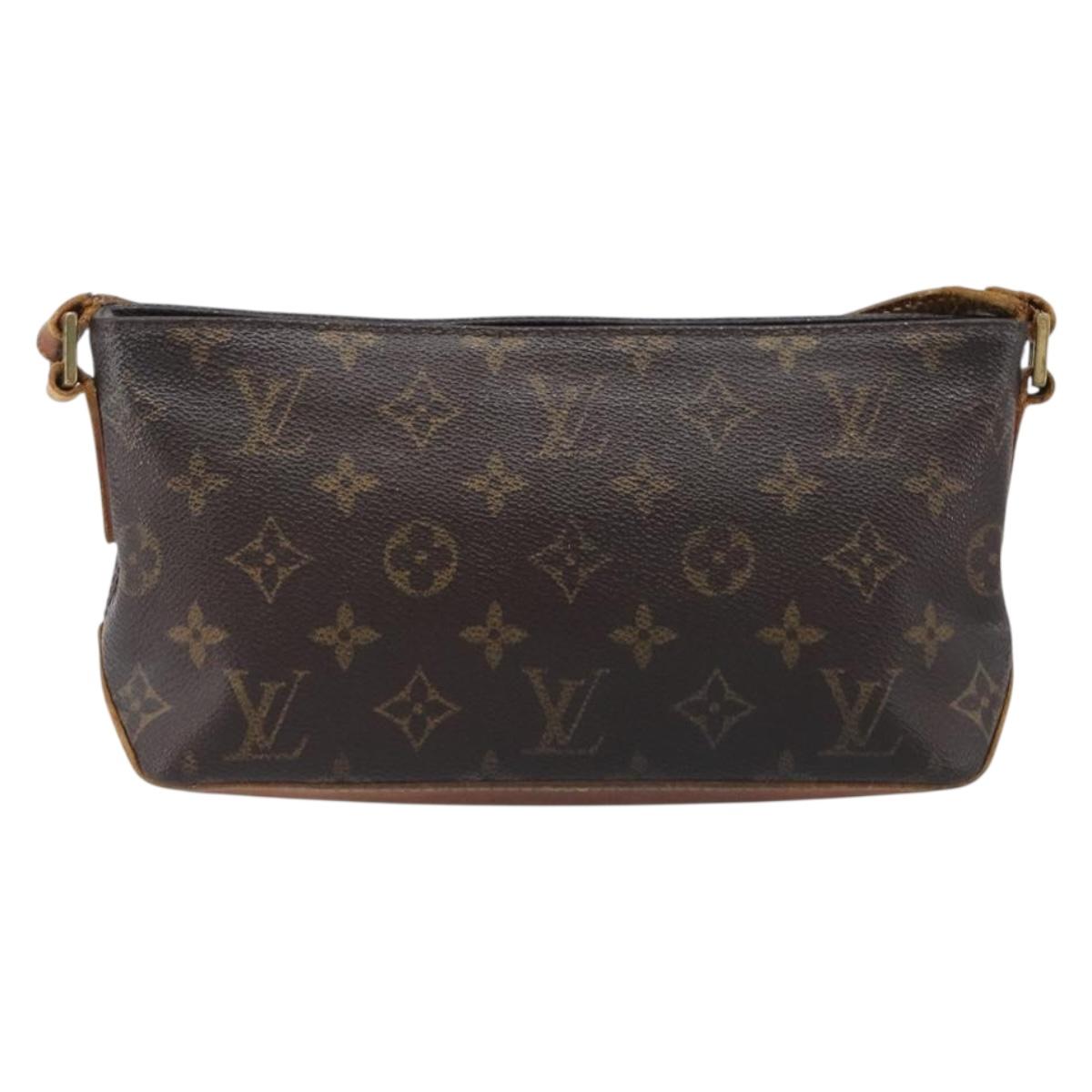 LOUIS VUITTON Monogram Trotteur Shoulder Bag M51240 LV Auth bs36994