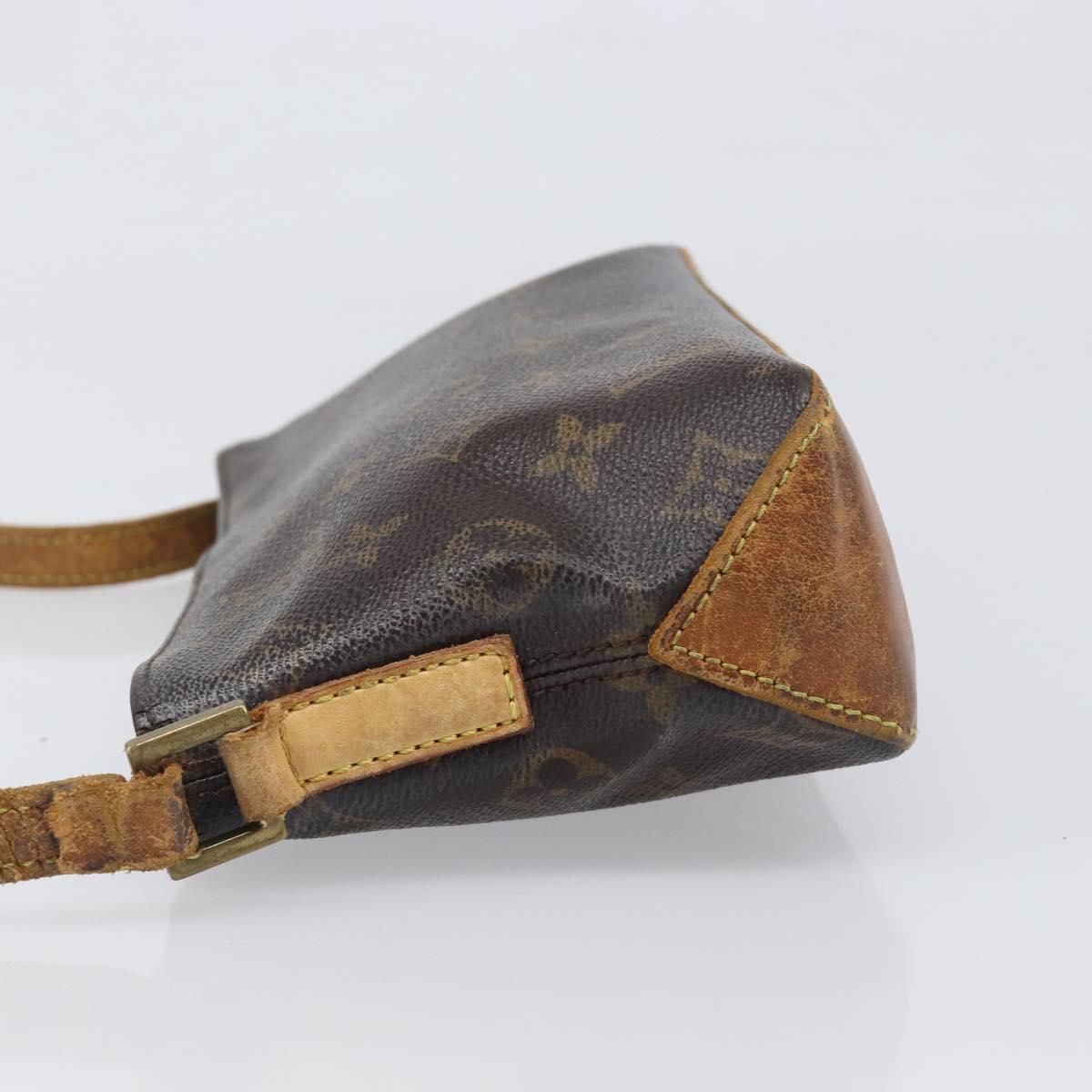 LOUIS VUITTON Monogram Trotteur Shoulder Bag M51240 LV Auth bs36994