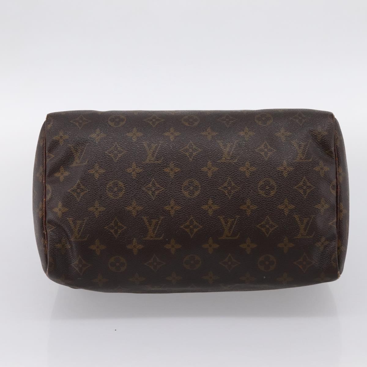 LOUIS VUITTON Monogram Speedy 30 Hand Bag M41526 LV Auth bs36999
