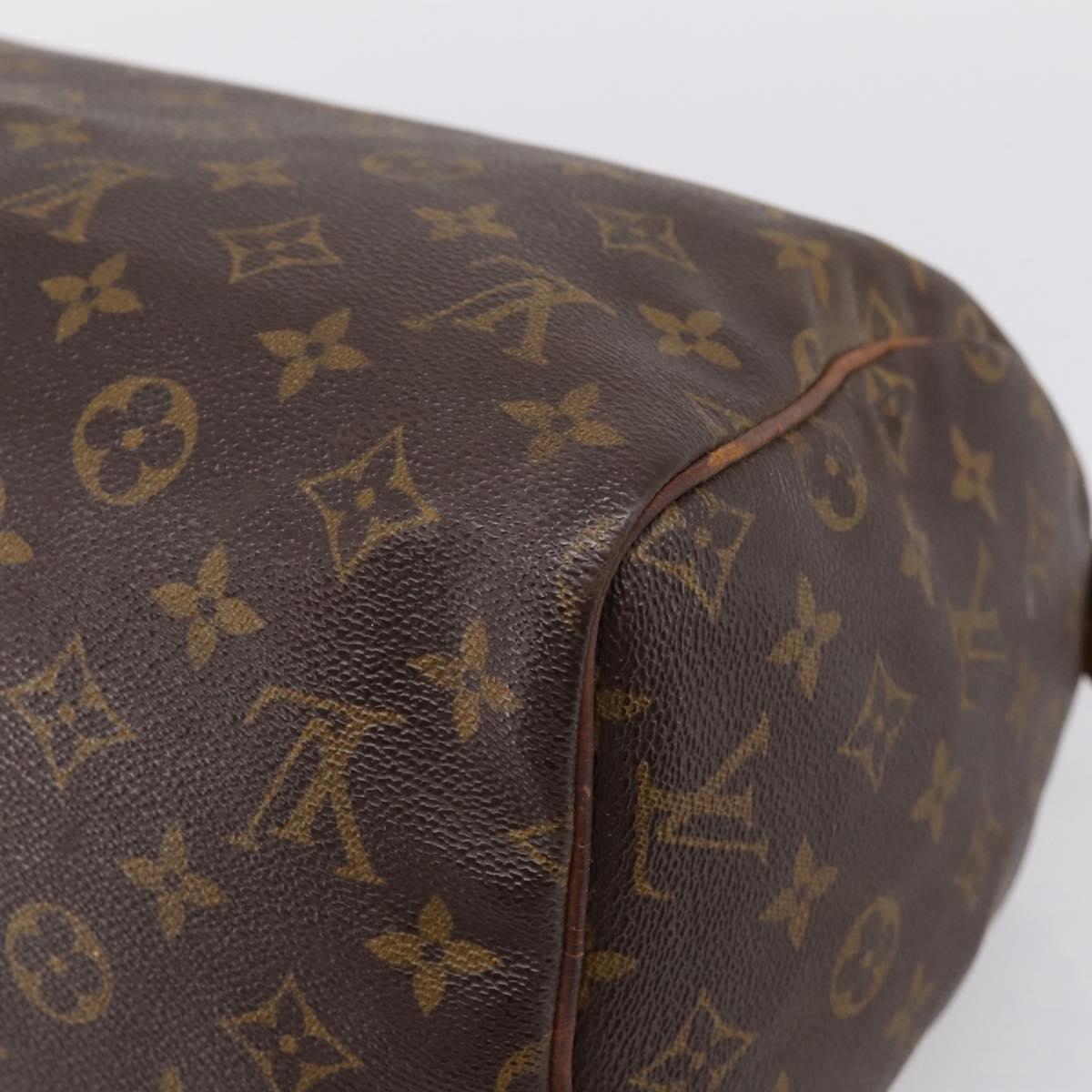LOUIS VUITTON Monogram Speedy 30 Hand Bag M41526 LV Auth bs37000