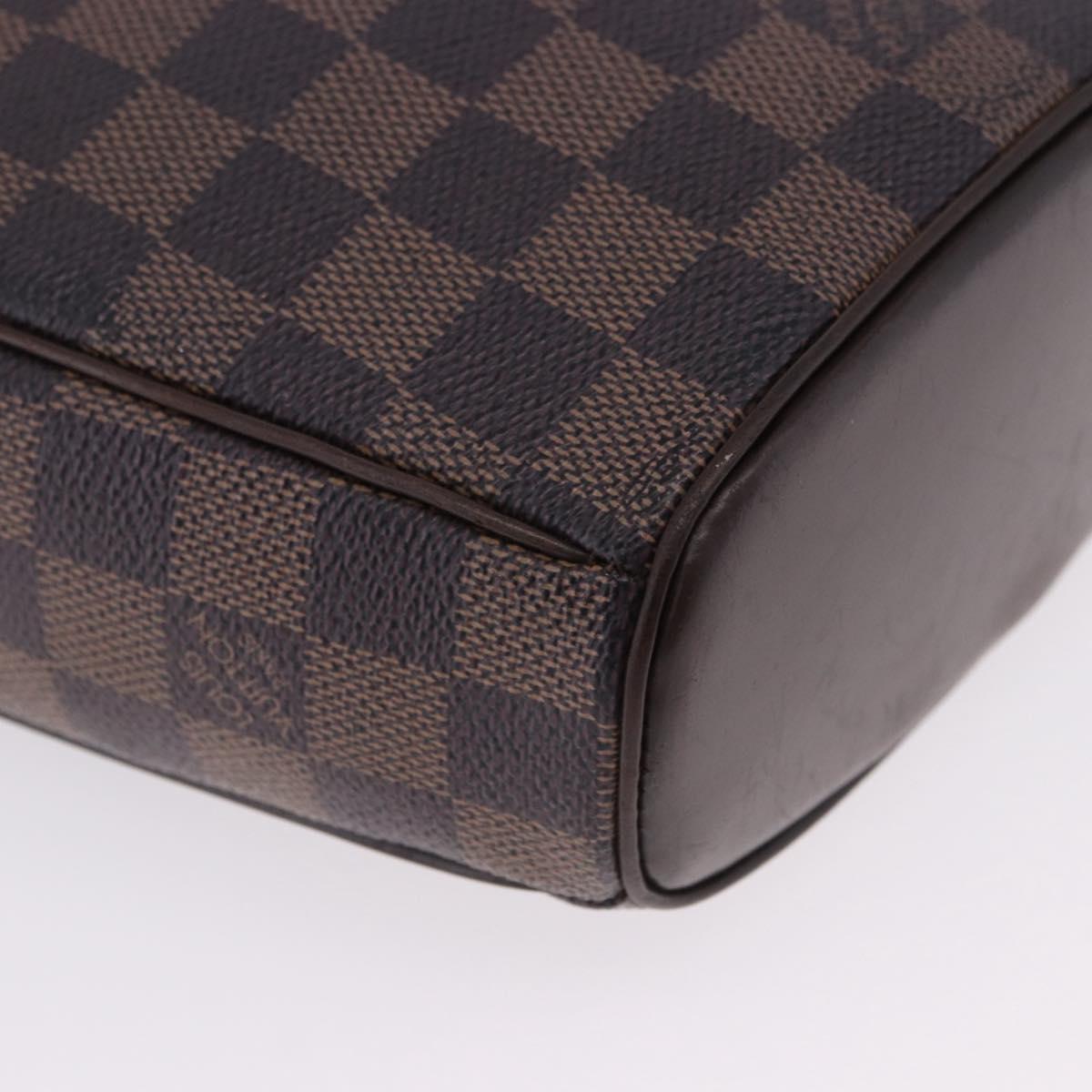 LOUIS VUITTON Damier Ebene Ipanema PM Shoulder Bag N51294 LV Auth bs37007
