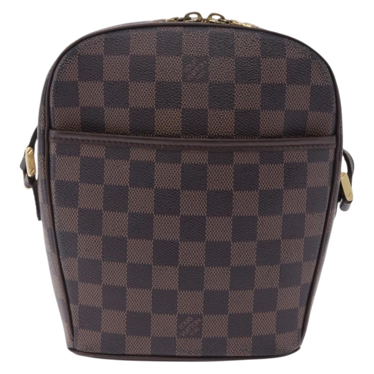 LOUIS VUITTON Damier Ebene Ipanema PM Shoulder Bag N51294 LV Auth bs37007