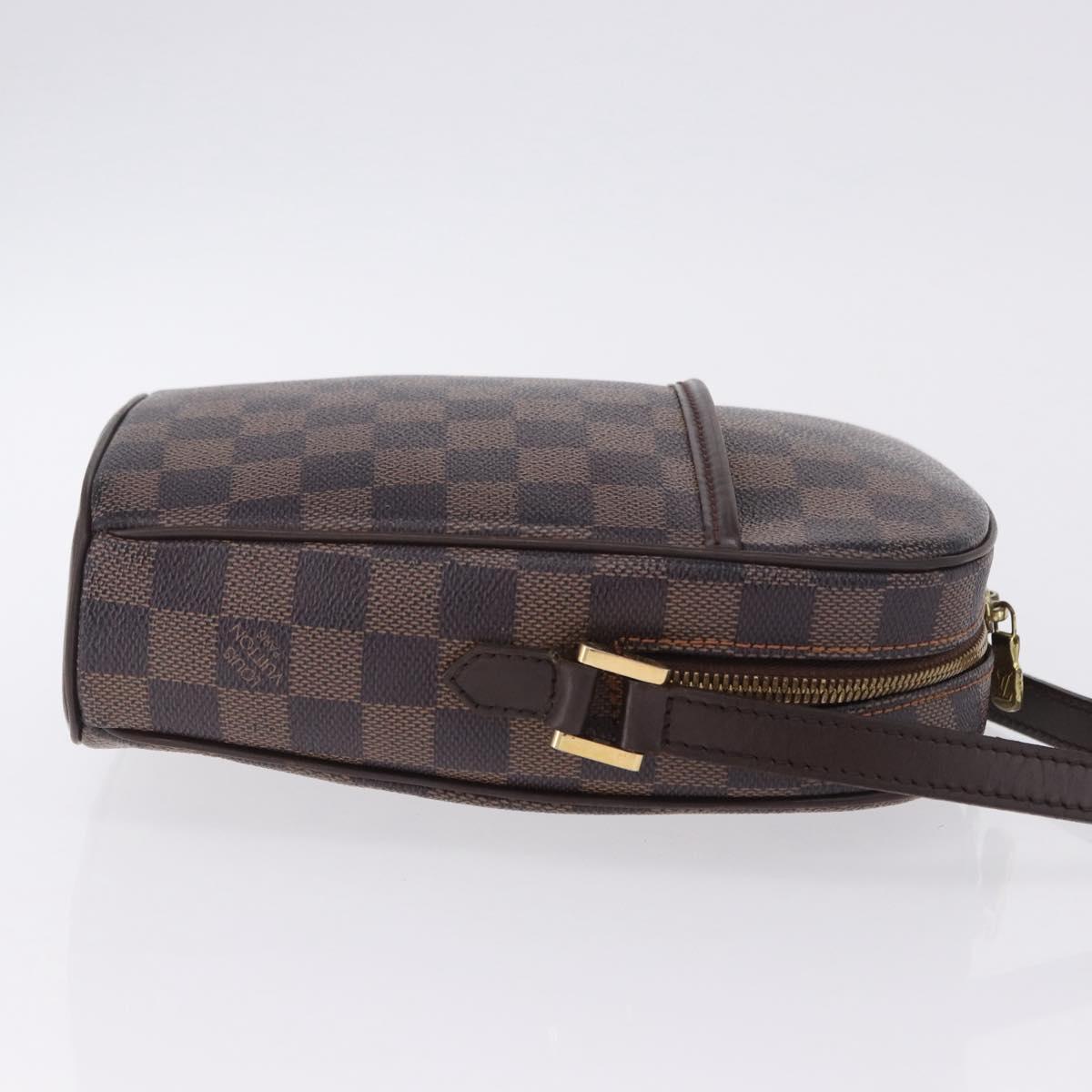 LOUIS VUITTON Damier Ebene Ipanema PM Shoulder Bag N51294 LV Auth bs37007