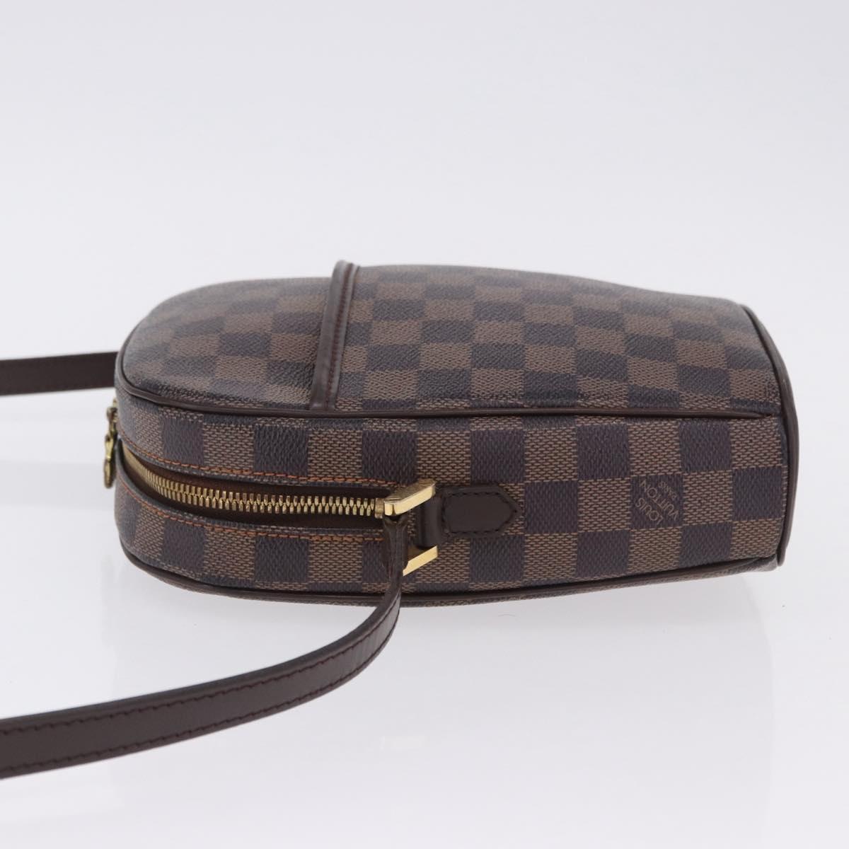 LOUIS VUITTON Damier Ebene Ipanema PM Shoulder Bag N51294 LV Auth bs37007