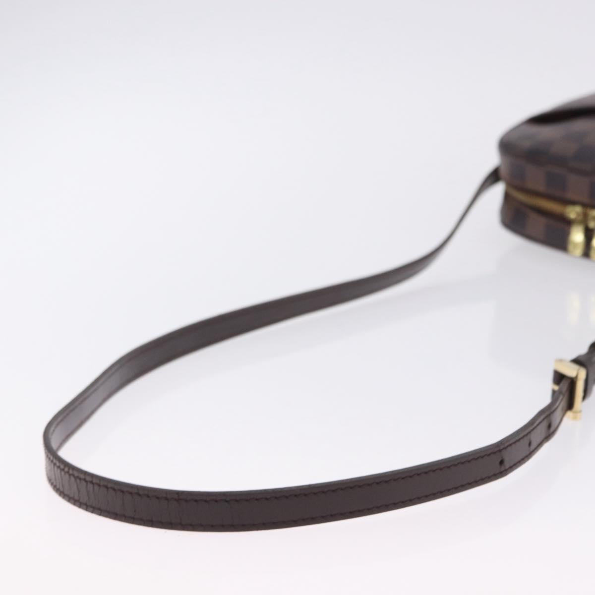 LOUIS VUITTON Damier Ebene Ipanema PM Shoulder Bag N51294 LV Auth bs37007
