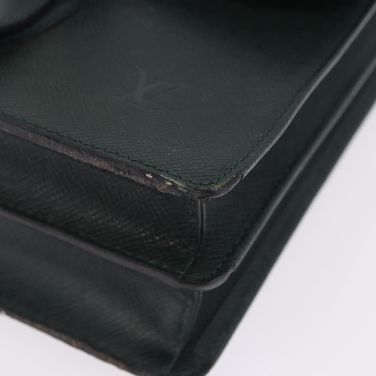 LOUIS VUITTON Taiga Tashkent Business Bag Epicea M30084 LV Auth bs37009