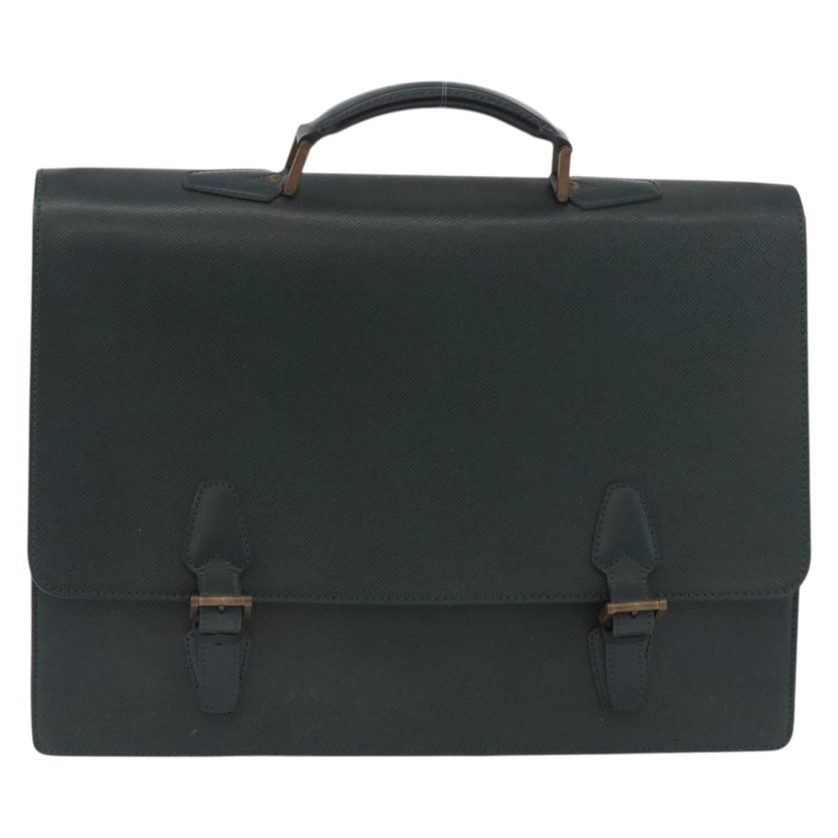 LOUIS VUITTON Taiga Tashkent Business Bag Epicea M30084 LV Auth bs37009