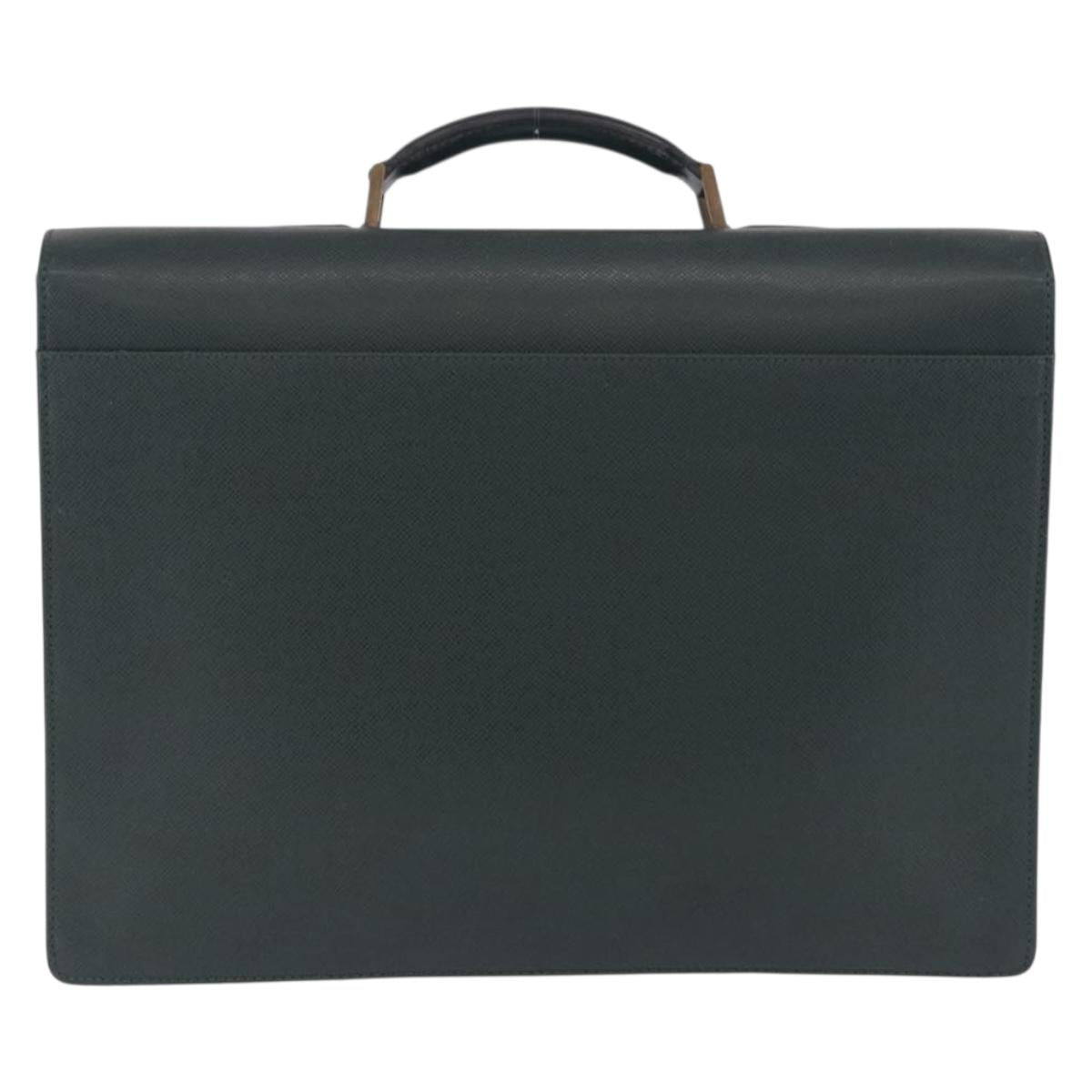 LOUIS VUITTON Taiga Tashkent Business Bag Epicea M30084 LV Auth bs37009