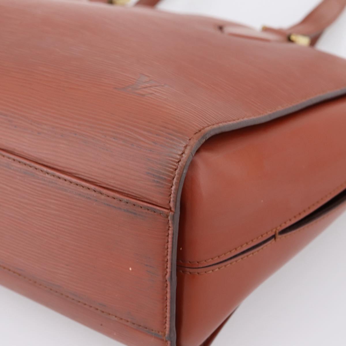 LOUIS VUITTON Epi Duplex Shoulder Bag Brown M52423 LV Auth bs37011
