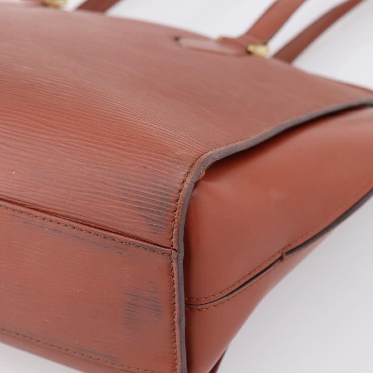 LOUIS VUITTON Epi Duplex Shoulder Bag Brown M52423 LV Auth bs37011