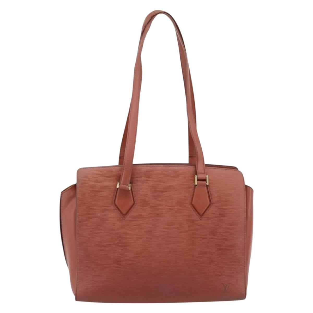LOUIS VUITTON Epi Duplex Shoulder Bag Brown M52423 LV Auth bs37011