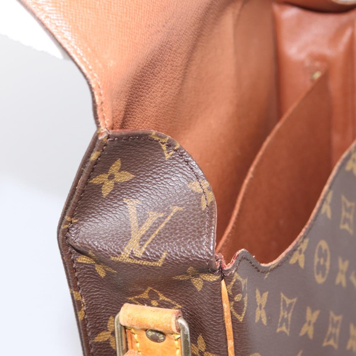 LOUIS VUITTON Monogram Cartouchiere GM Shoulder Bag M51252 LV Auth bs37028
