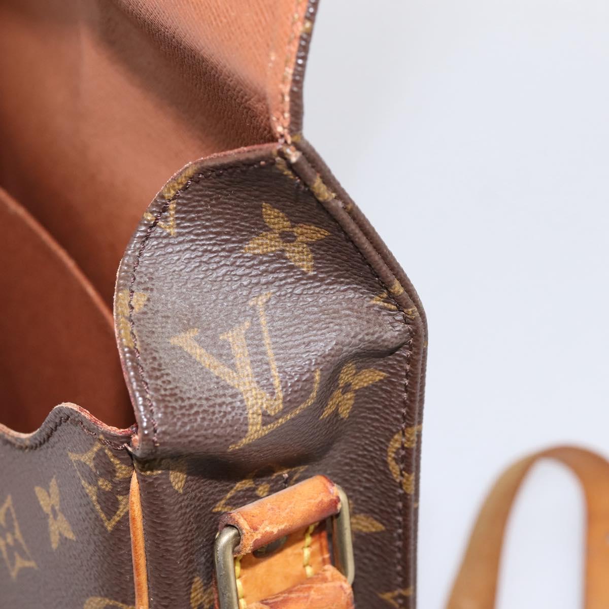LOUIS VUITTON Monogram Cartouchiere GM Shoulder Bag M51252 LV Auth bs37028