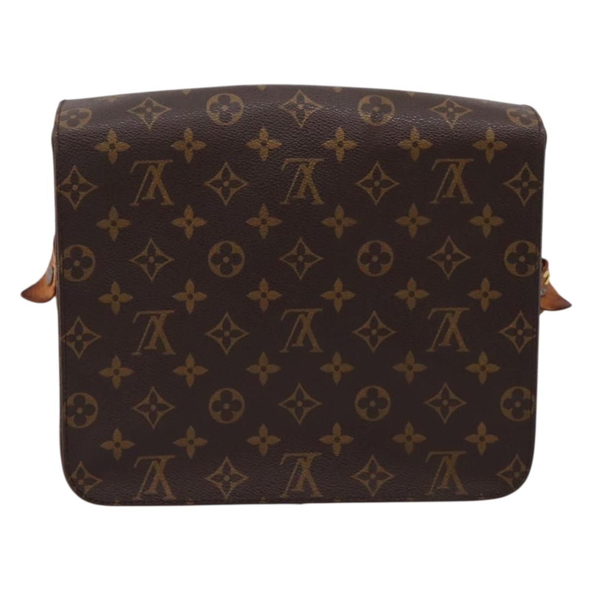 LOUIS VUITTON Monogram Cartouchiere GM Shoulder Bag M51252 LV Auth bs37028