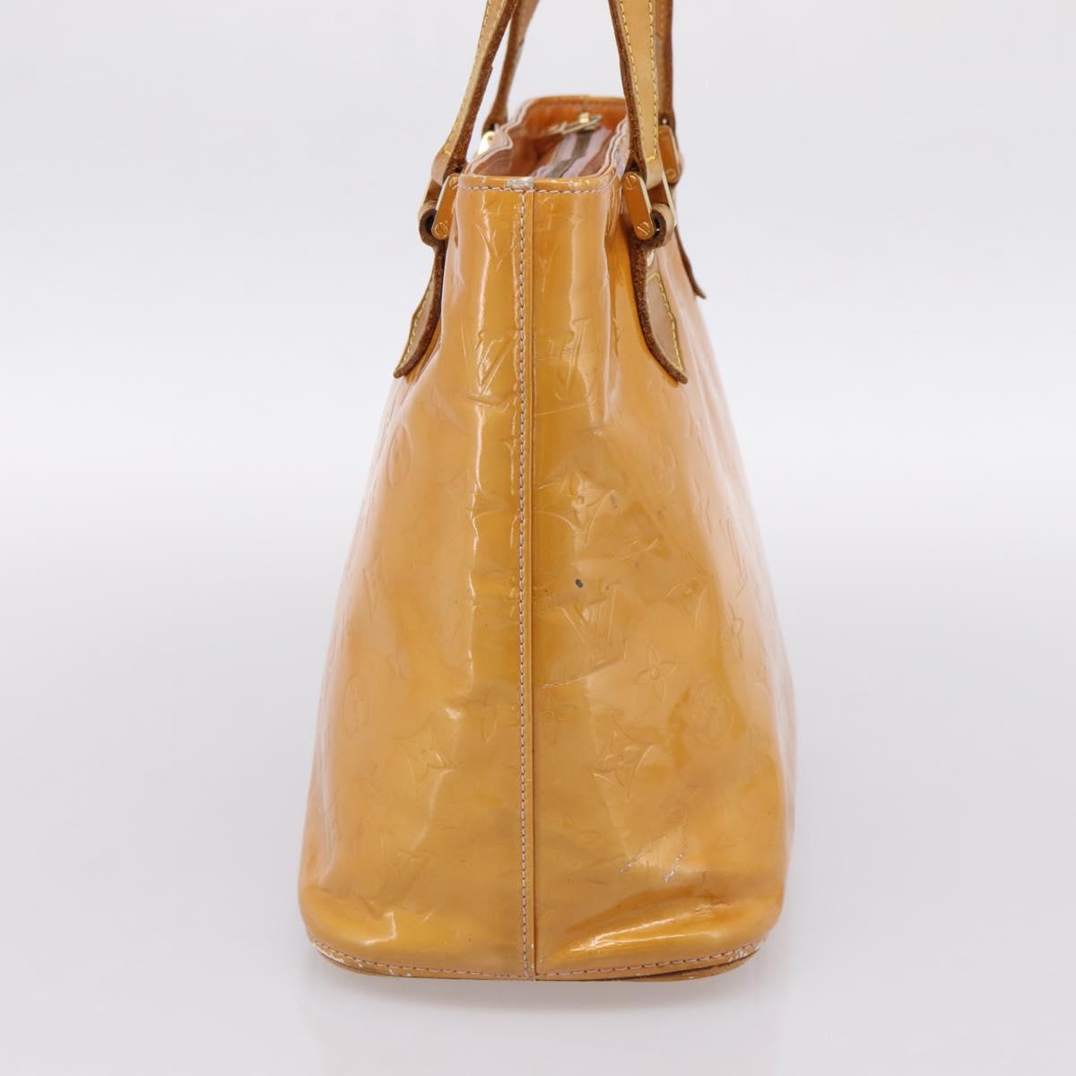 LOUIS VUITTON Monogram Vernis Houston Bag Marshmallow Pink M91302 Auth bs37029