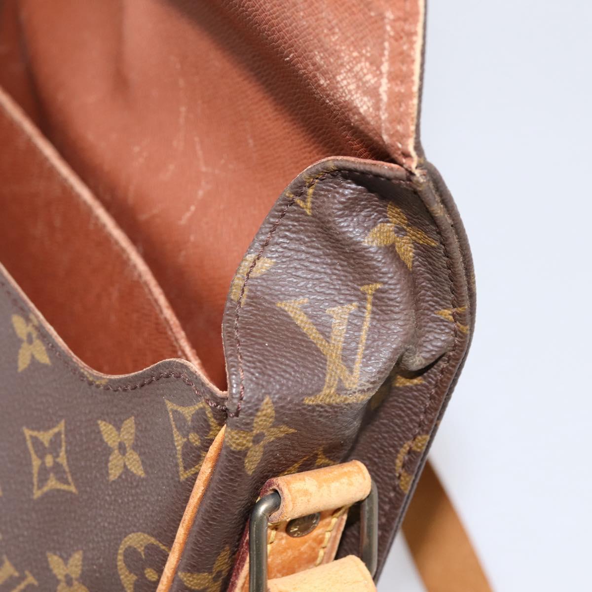 LOUIS VUITTON Monogram Cartouchiere GM Shoulder Bag M51252 LV Auth bs37032