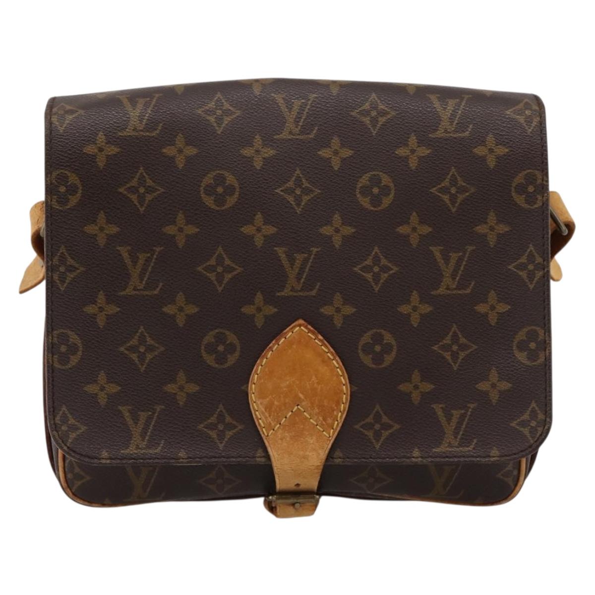 LOUIS VUITTON Monogram Cartouchiere GM Shoulder Bag M51252 LV Auth bs37032