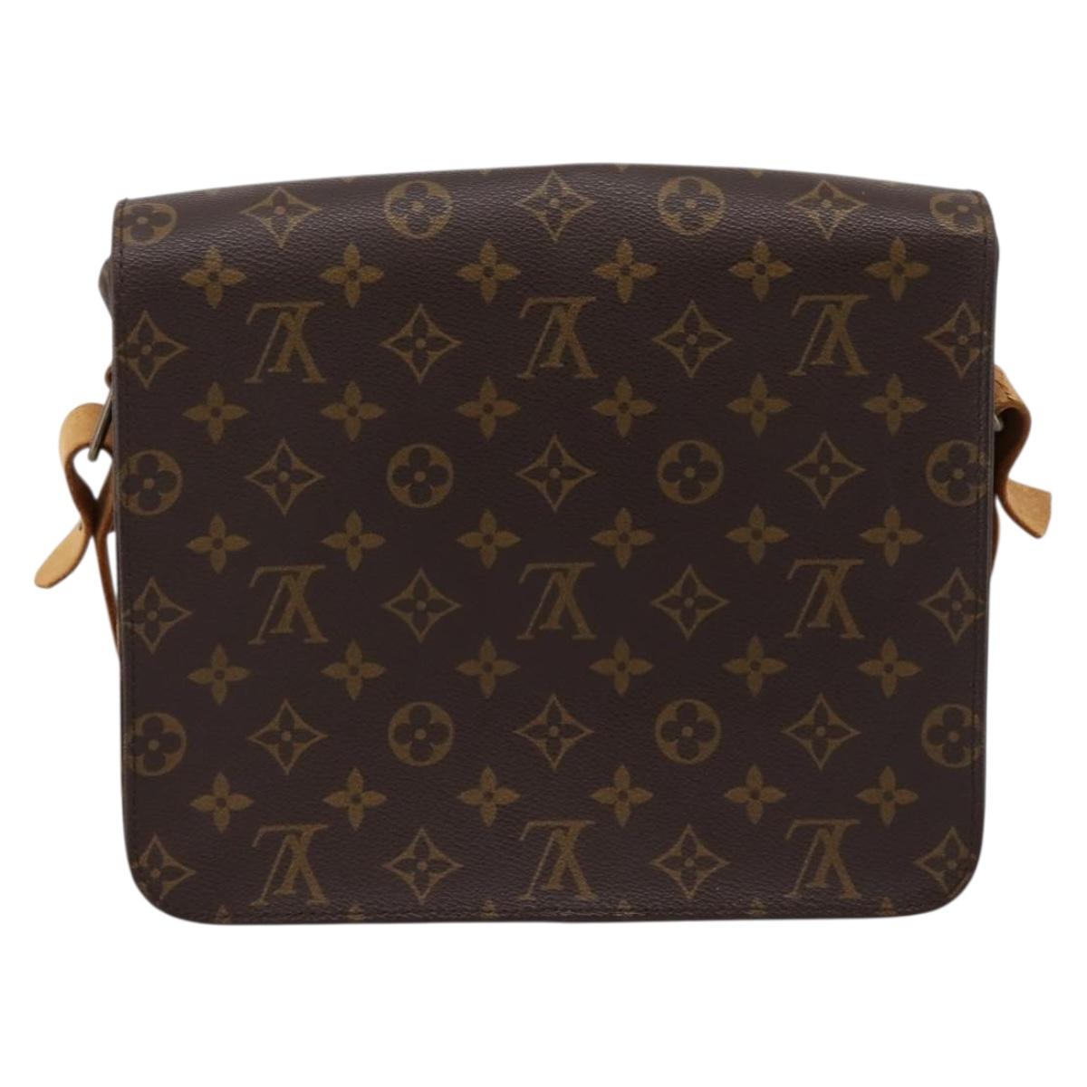 LOUIS VUITTON Monogram Cartouchiere GM Shoulder Bag M51252 LV Auth bs37032
