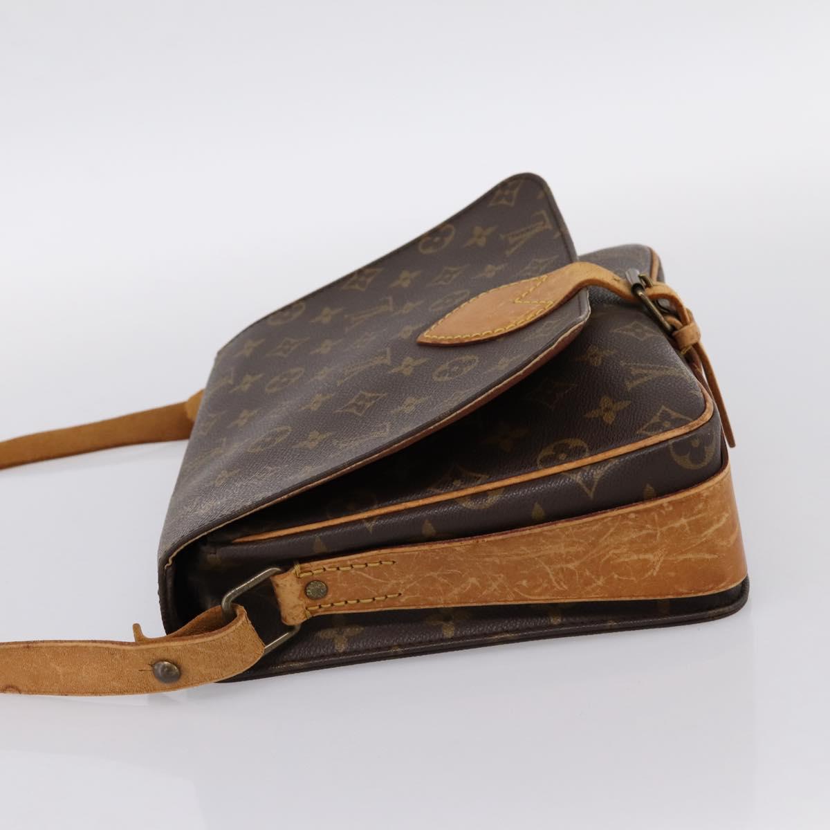 LOUIS VUITTON Monogram Cartouchiere GM Shoulder Bag M51252 LV Auth bs37032