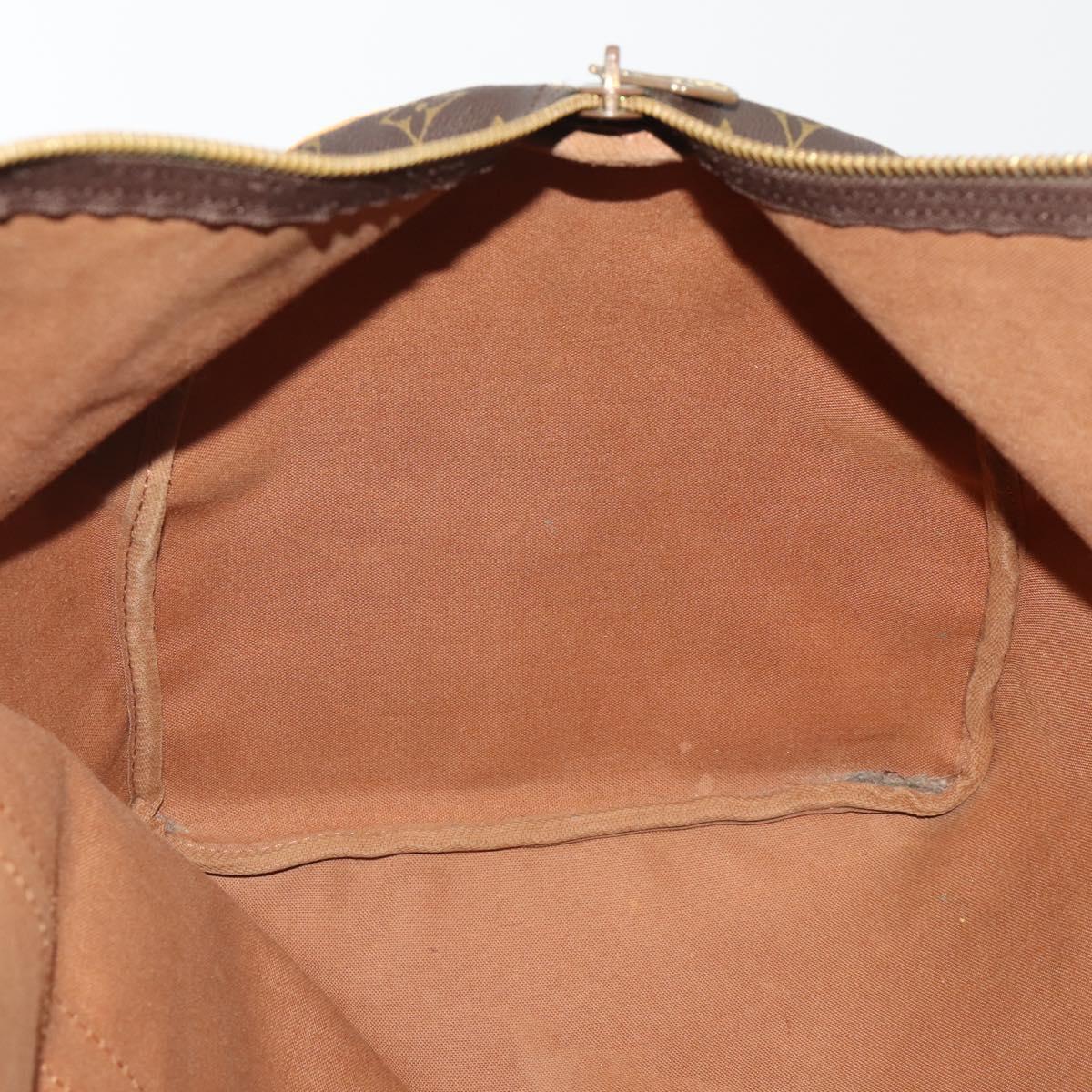 LOUIS VUITTON Monogram Keepall 55 Boston Bag M41424 LV Auth bs37033