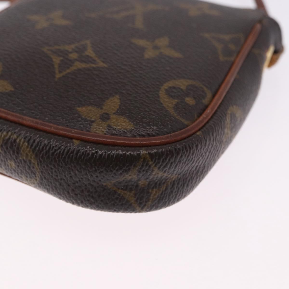 LOUIS VUITTON Monogram Pochette Cancun Shoulder Bag M60018 LV Auth bs37034