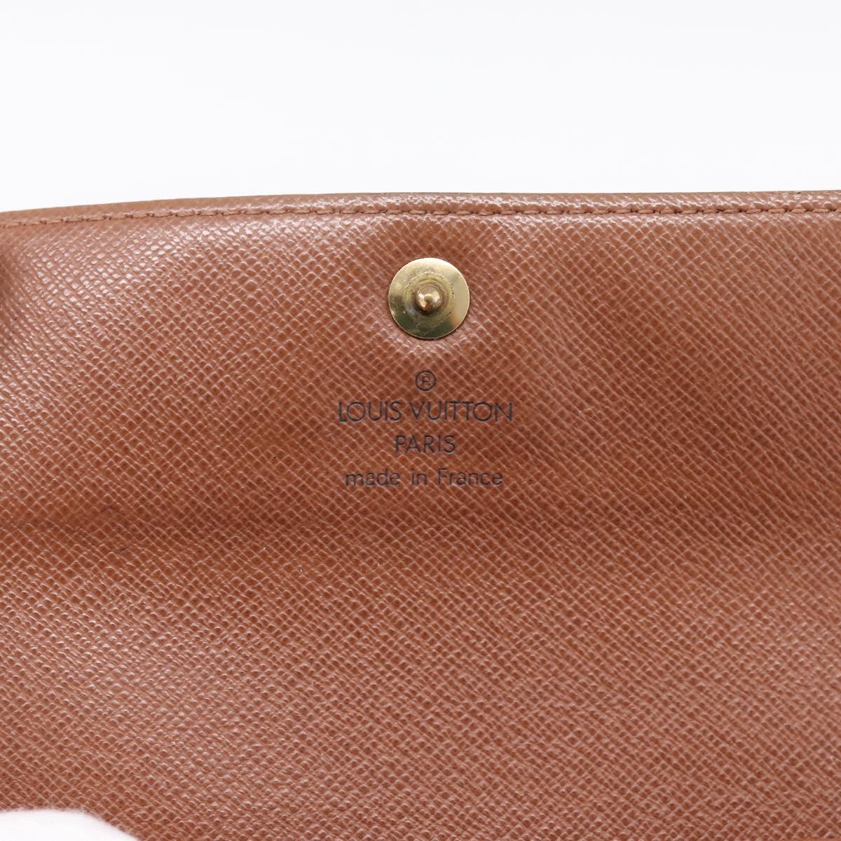 LOUIS VUITTON Monogram Portefeuille Alexandra Trifold Wallet M60047 Auth bs37037