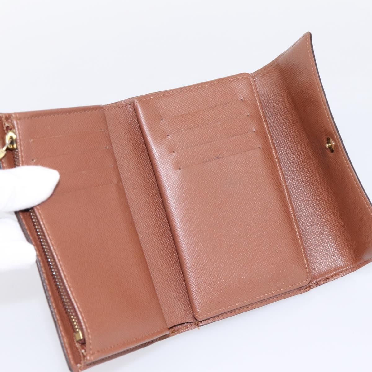 LOUIS VUITTON Monogram Portefeuille Alexandra Trifold Wallet M60047 Auth bs37037