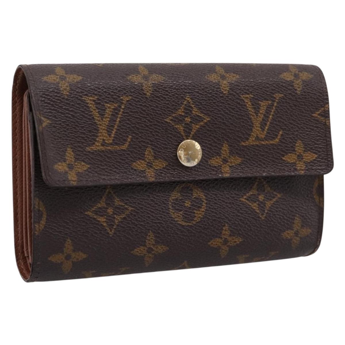 LOUIS VUITTON Monogram Portefeuille Alexandra Trifold Wallet M60047 Auth bs37037
