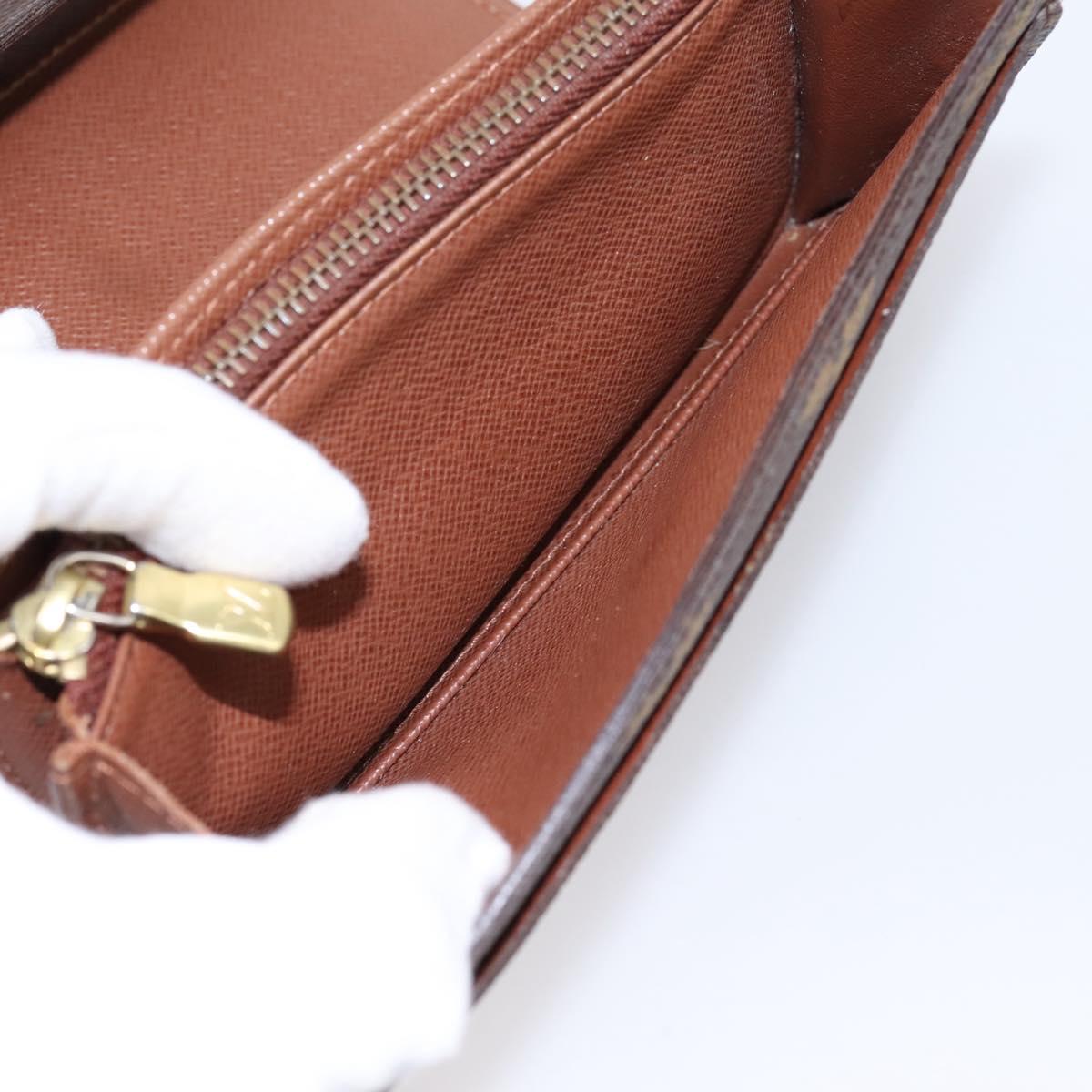 LOUIS VUITTON Monogram Portefeuille Alexandra Trifold Wallet M60047 Auth bs37037