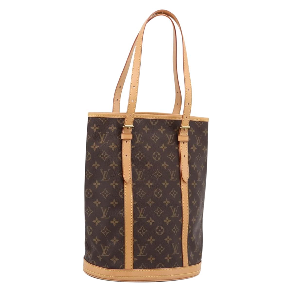 LOUIS VUITTON Monogram Bucket GM Shoulder Bag M42236 LV Auth bs37057