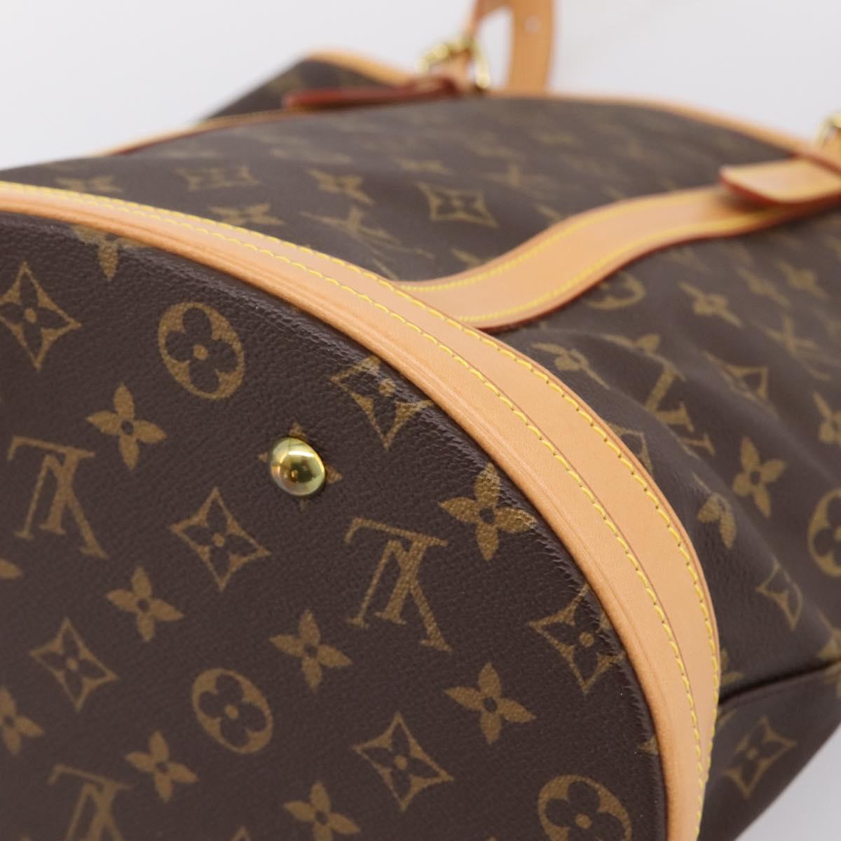 LOUIS VUITTON Monogram Bucket GM Shoulder Bag M42236 LV Auth bs37057