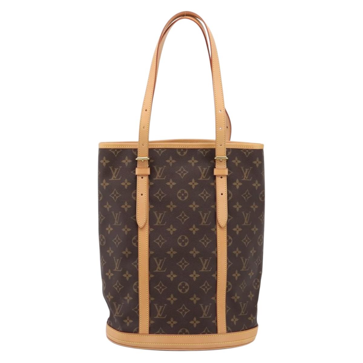 LOUIS VUITTON Monogram Bucket GM Shoulder Bag M42236 LV Auth bs37057