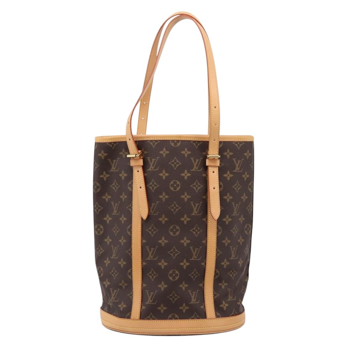 LOUIS VUITTON Monogram Bucket GM Shoulder Bag M42236 LV Auth bs37057
