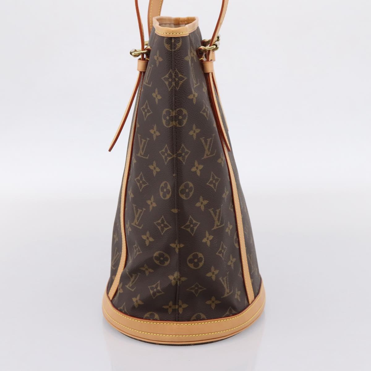 LOUIS VUITTON Monogram Bucket GM Shoulder Bag M42236 LV Auth bs37057