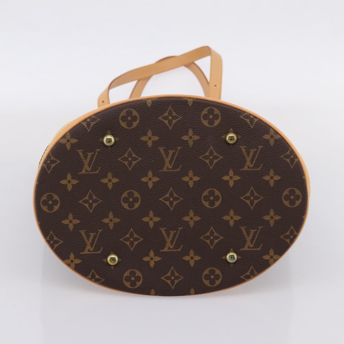 LOUIS VUITTON Monogram Bucket GM Shoulder Bag M42236 LV Auth bs37057