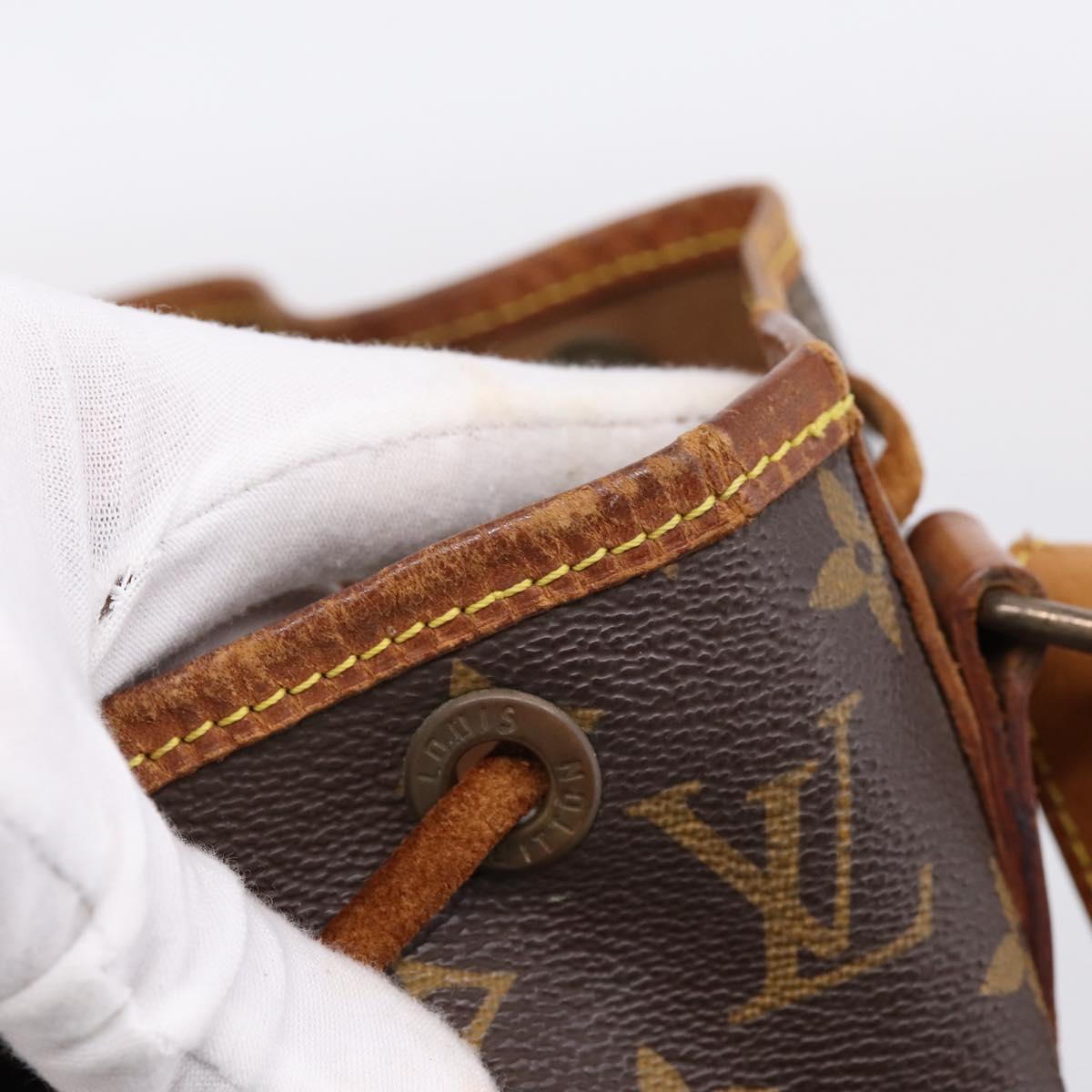 LOUIS VUITTON Monogram Petit Noe Shoulder Bag M42226 LV Auth bs37058