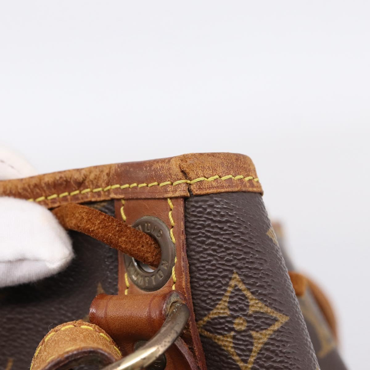 LOUIS VUITTON Monogram Petit Noe Shoulder Bag M42226 LV Auth bs37058