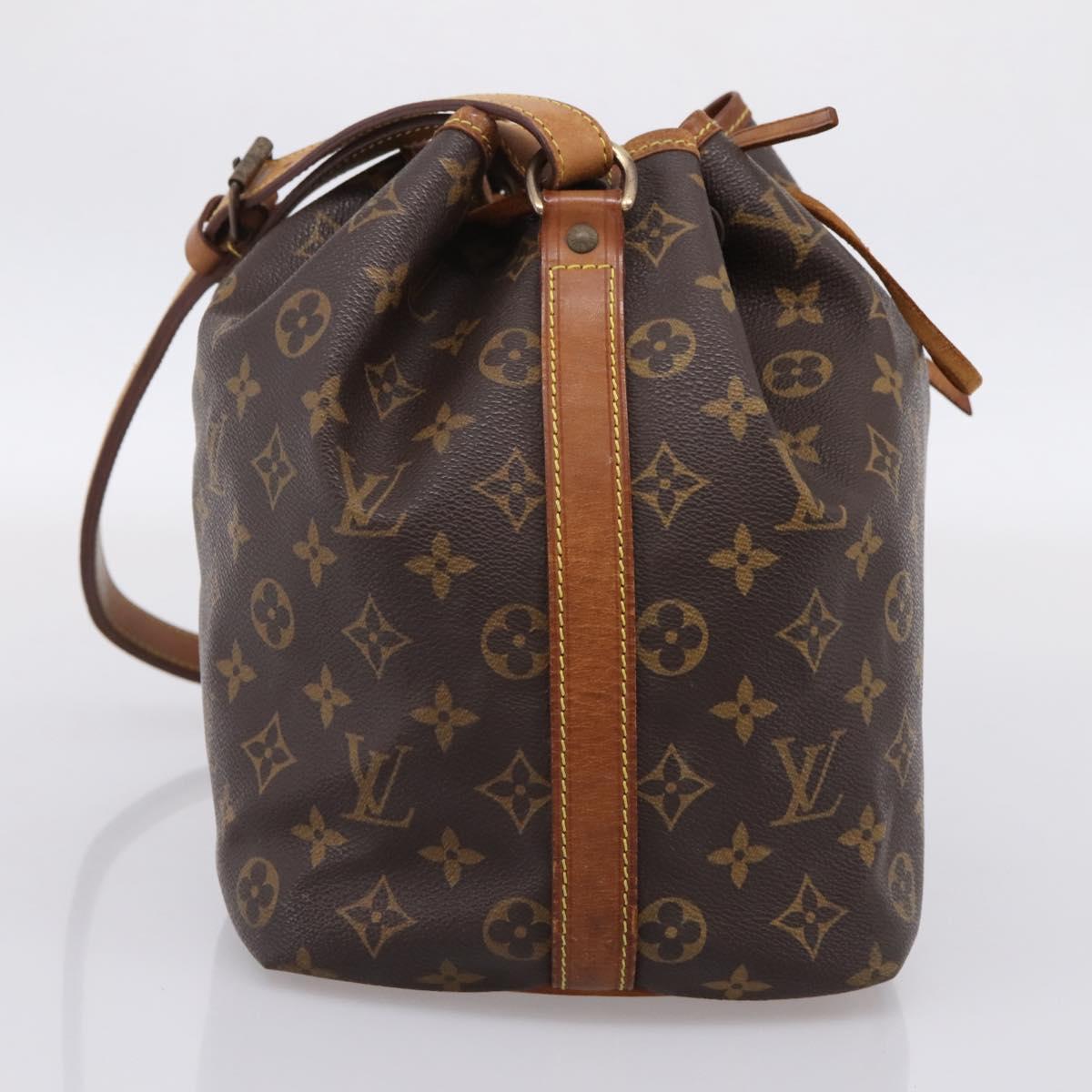 LOUIS VUITTON Monogram Petit Noe Shoulder Bag M42226 LV Auth bs37058