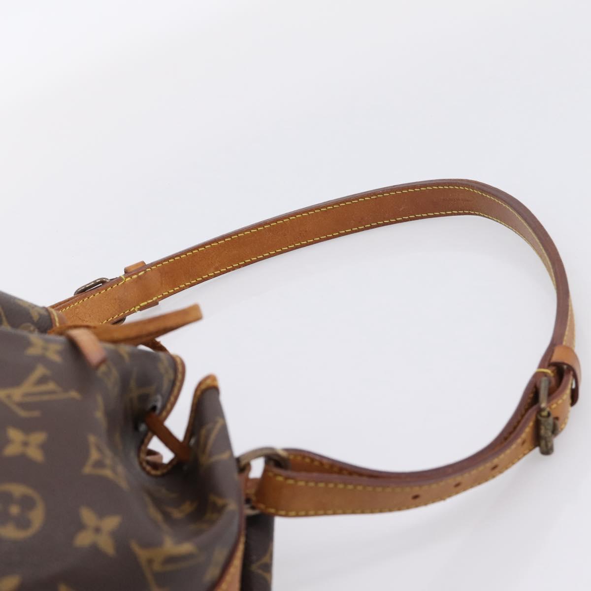 LOUIS VUITTON Monogram Petit Noe Shoulder Bag M42226 LV Auth bs37058