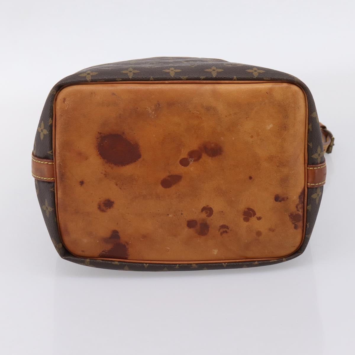 LOUIS VUITTON Monogram Petit Noe Shoulder Bag M42226 LV Auth bs37058