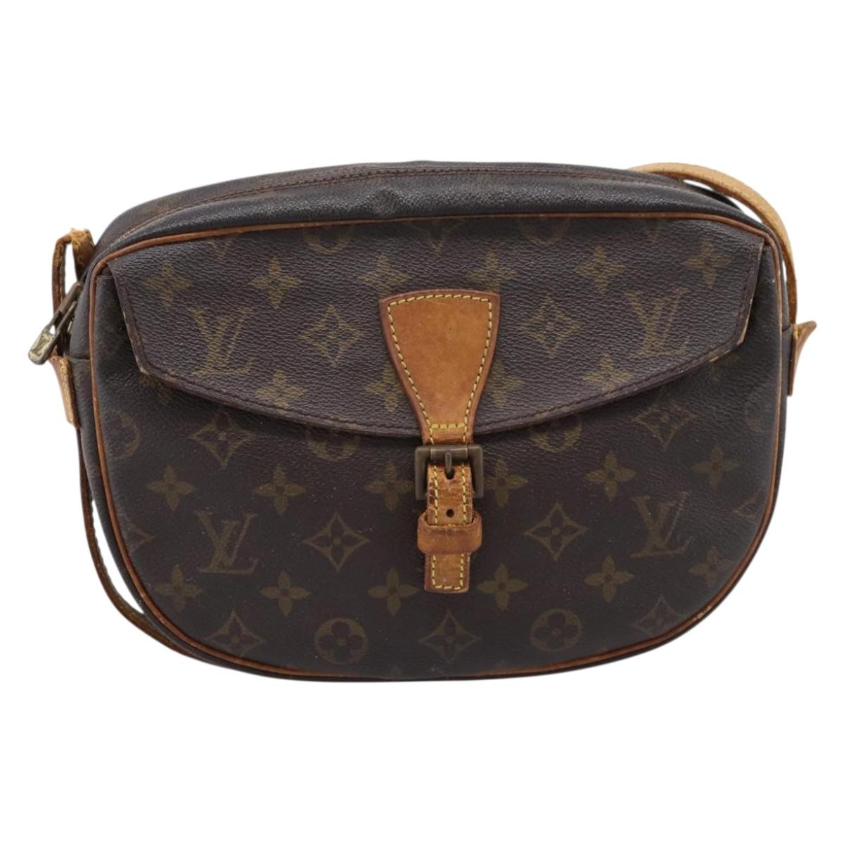LOUIS VUITTON Monogram Jeune Fille MM Shoulder Bag M51226 LV Auth bs37072