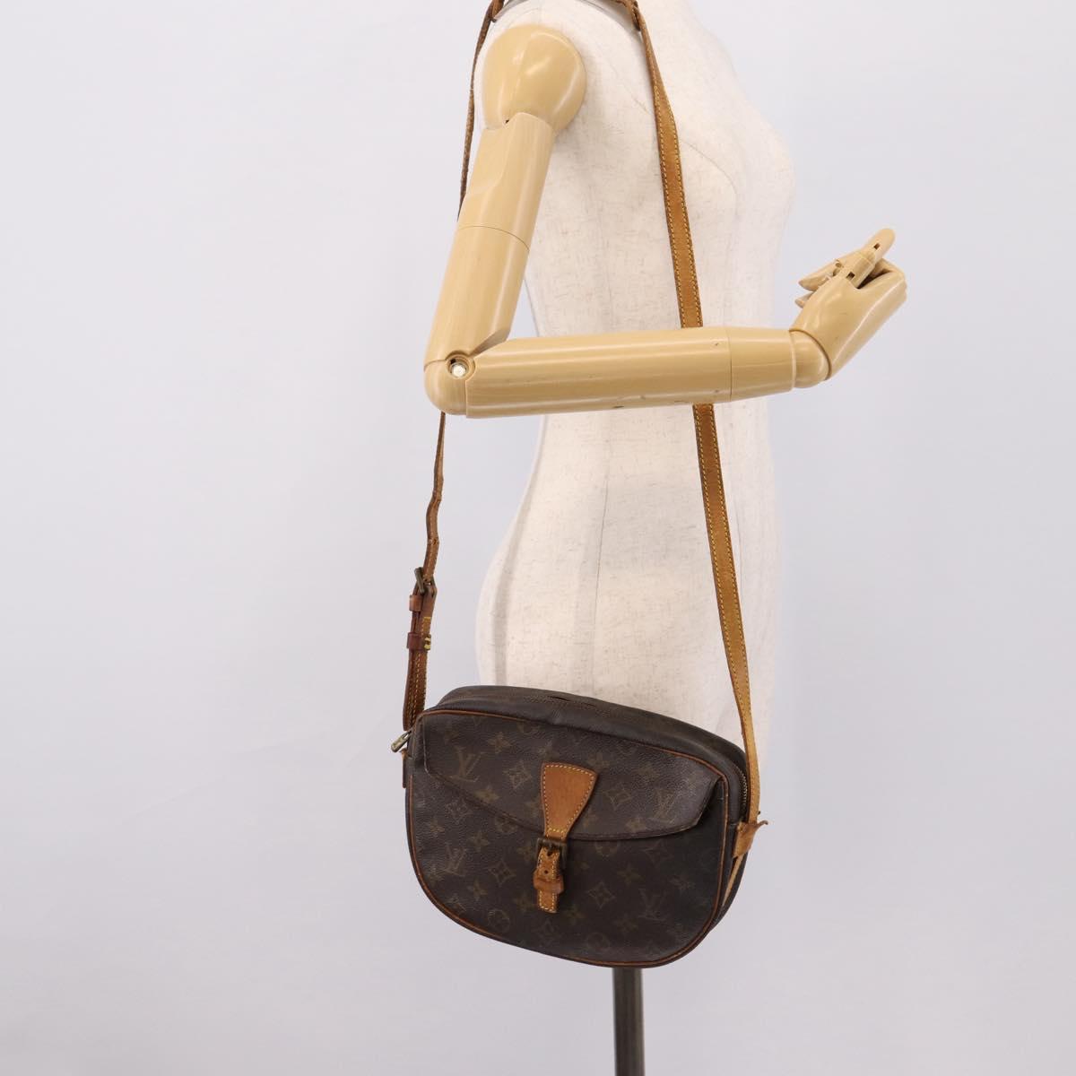 LOUIS VUITTON Monogram Jeune Fille MM Shoulder Bag M51226 LV Auth bs37072