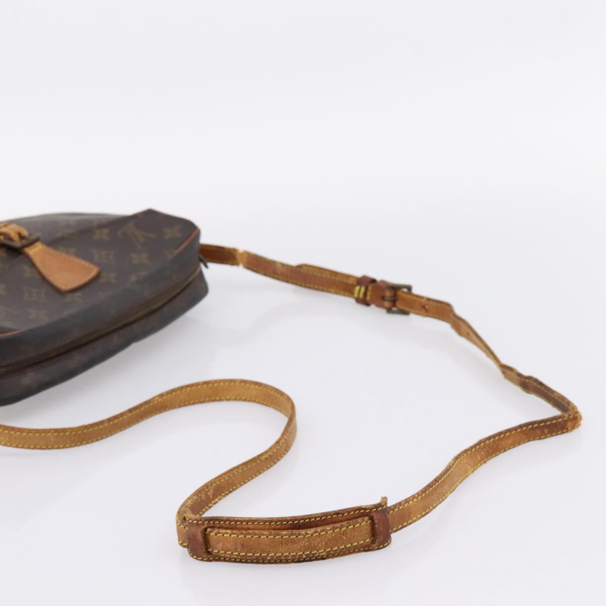 LOUIS VUITTON Monogram Jeune Fille MM Shoulder Bag M51226 LV Auth bs37072
