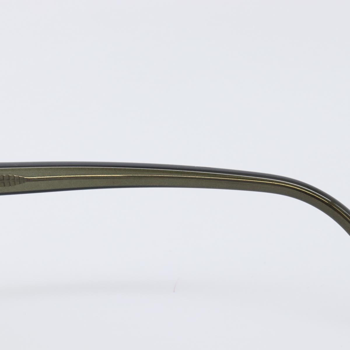 Salvatore Ferragamo Gancini Sunglasses Plastic Khaki Silver Auth bs37082