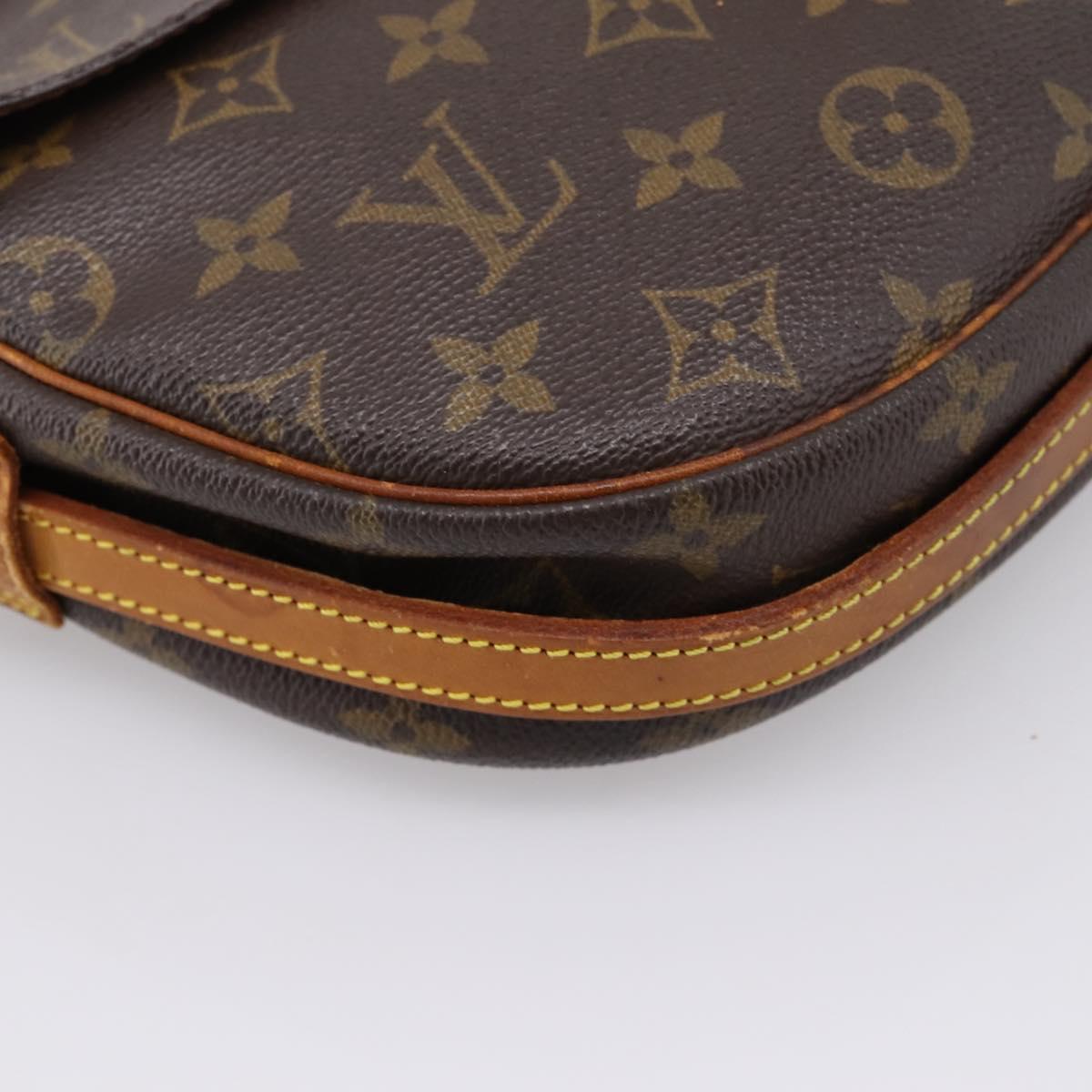 LOUIS VUITTON Monogram Jeune Fille MM Shoulder Bag M51226 LV Auth bs37088