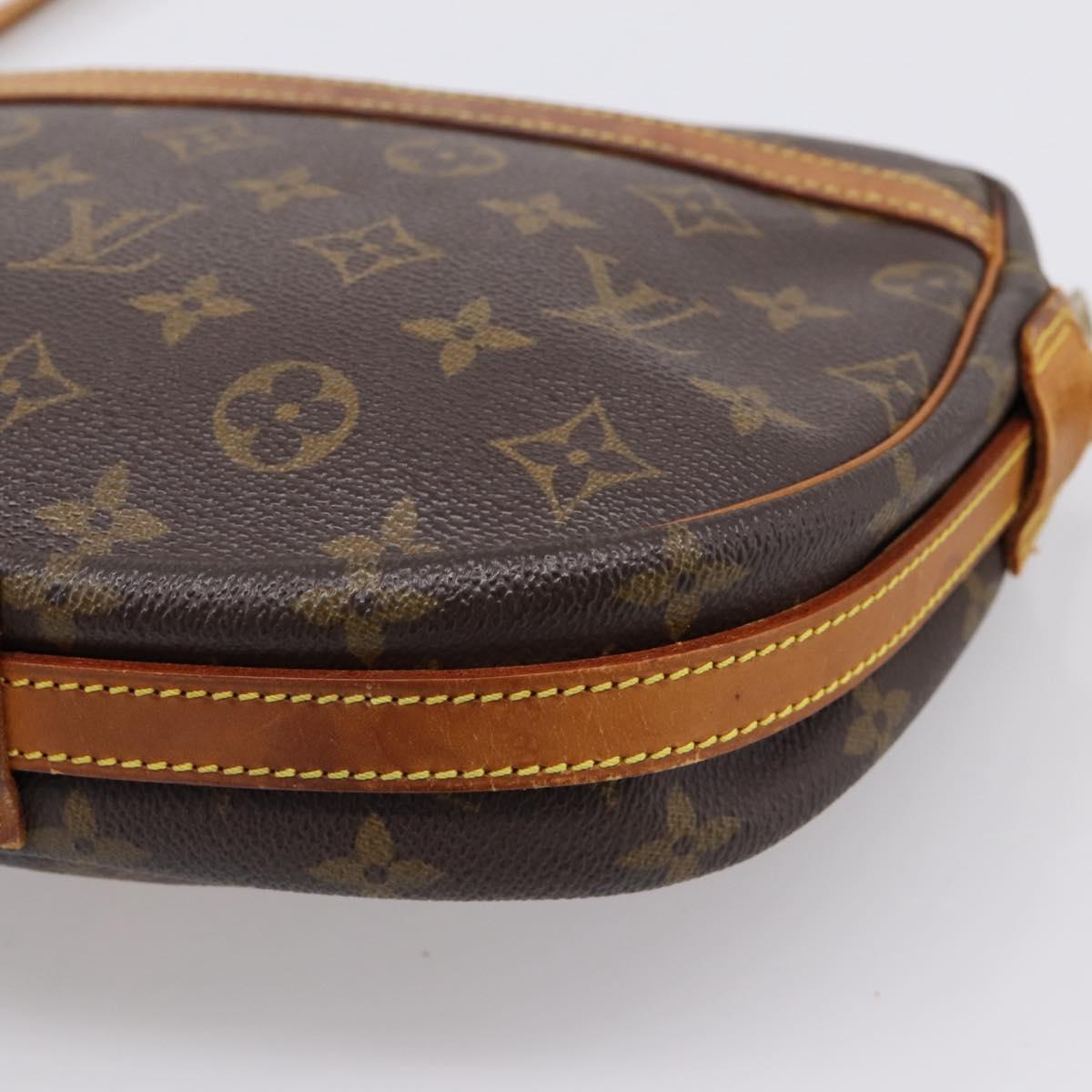 LOUIS VUITTON Monogram Jeune Fille MM Shoulder Bag M51226 LV Auth bs37088