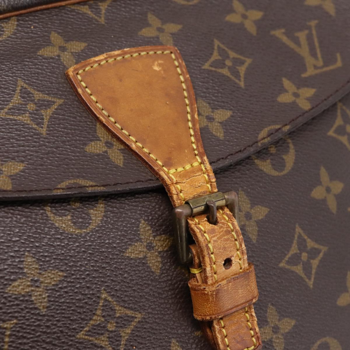 LOUIS VUITTON Monogram Jeune Fille MM Shoulder Bag M51226 LV Auth bs37088