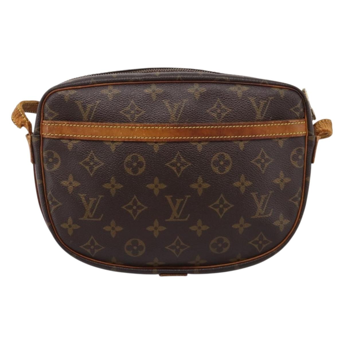 LOUIS VUITTON Monogram Jeune Fille MM Shoulder Bag M51226 LV Auth bs37088