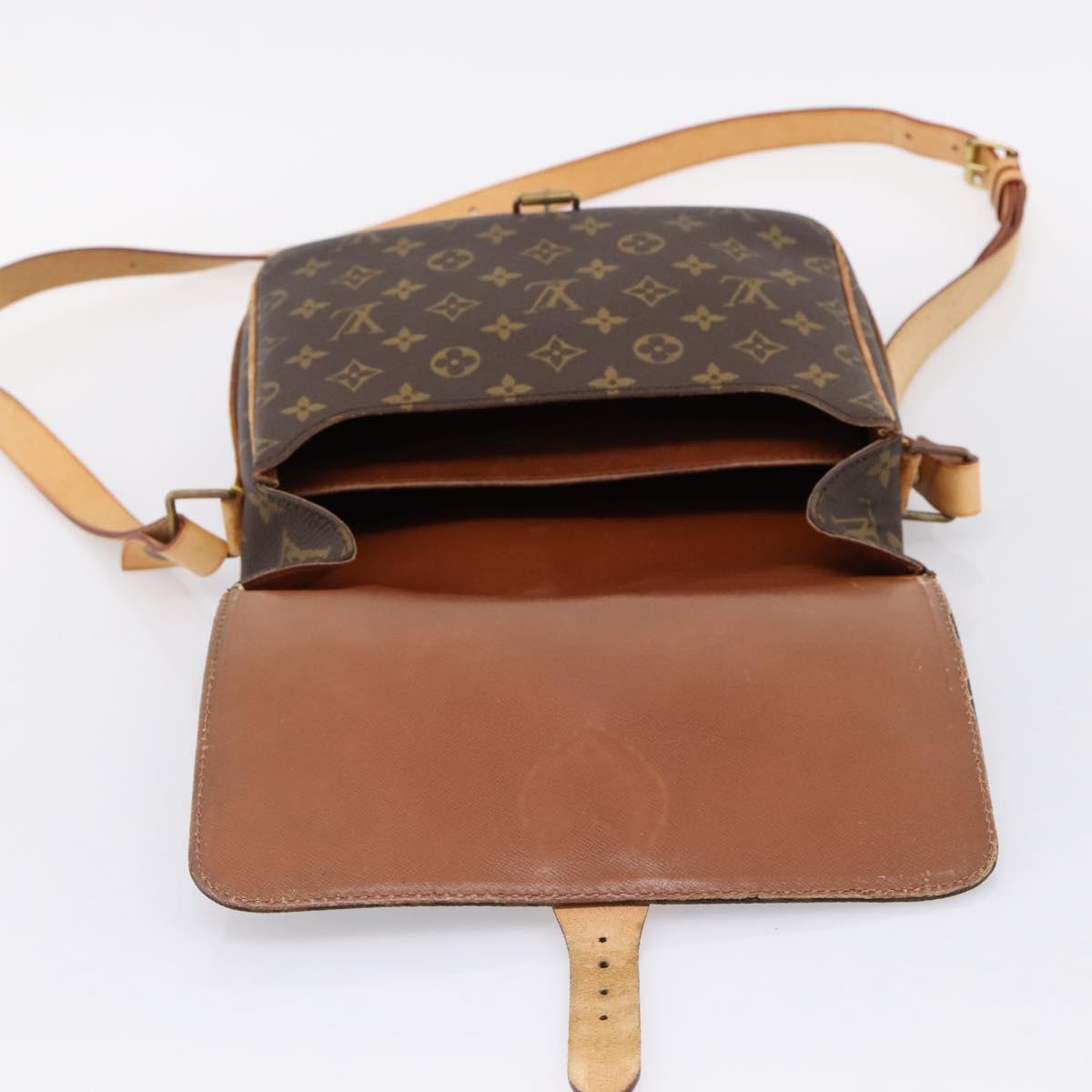 LOUIS VUITTON Monogram Cartouchiere GM Shoulder Bag M51252 LV Auth bs37089
